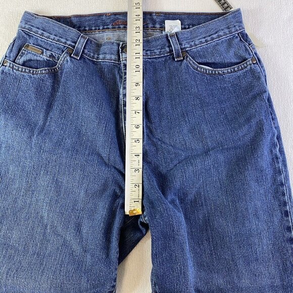 Eddie Bauer Womens 16R Straight Leg Medium Wash Jeans - Picture 9 of 14